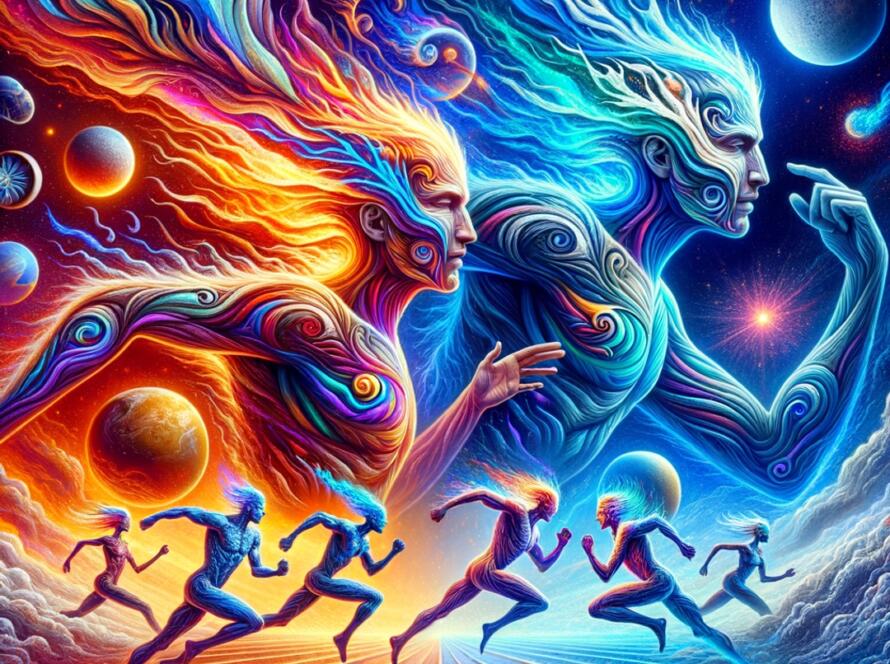 The Human Race - Laughing through ascension Sarah barendse Elrod
